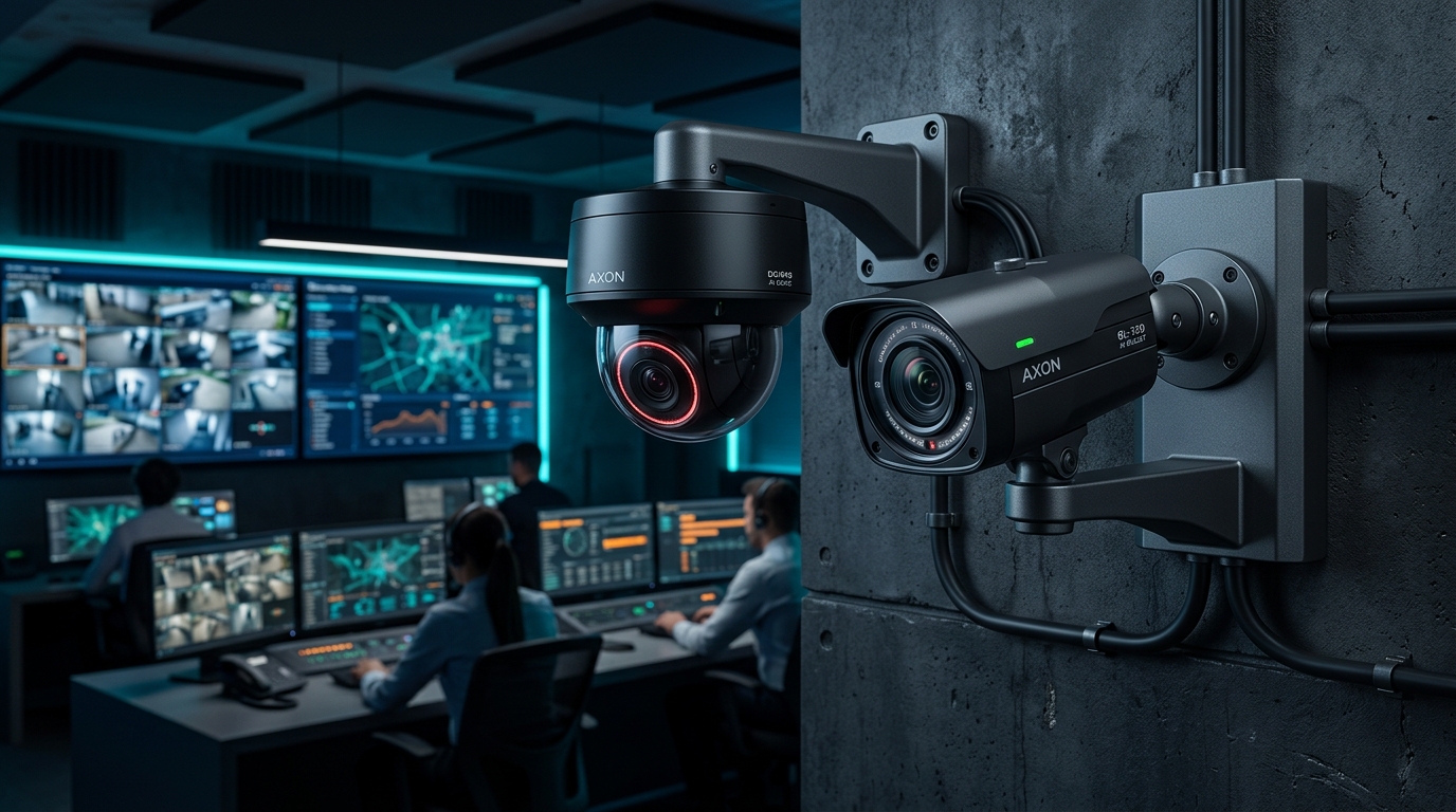 Commercial and Industrial CCTV Security Surveillance by AXCORETRONICS